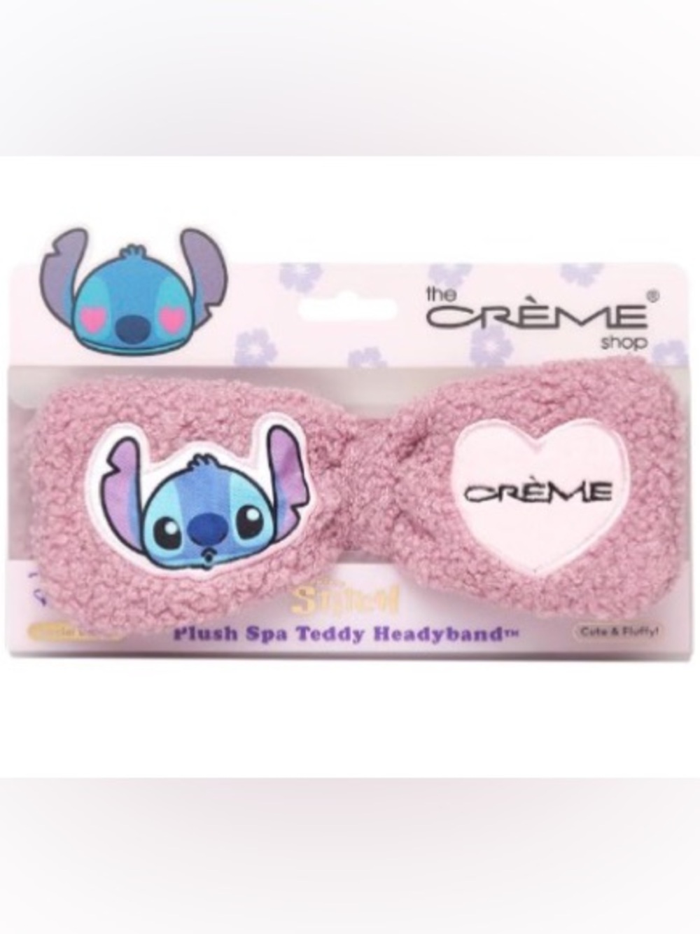eThe Crème Shop x Disney Stitch Limited Edition Plush Spa Teddy Headyband NIP